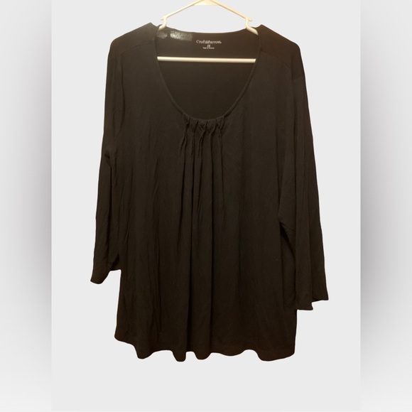 croft & barrow Tops - Croft & Barrow Black Shirt